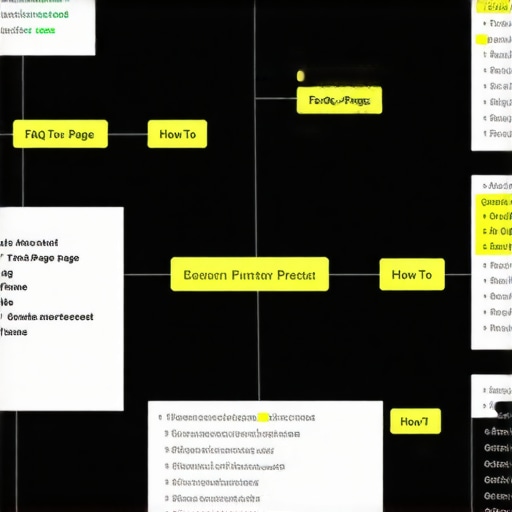 Diagram showing complex schema structures for SEO enhancement