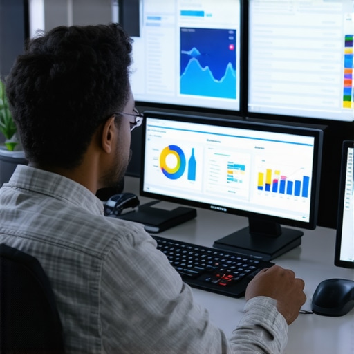 Deep Dive into Trust Strategies Digital strategist analyzing analytics and SEO data for trust optimization