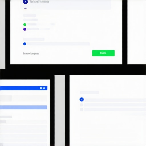 A visual representation of a multi-device interface displaying schema markup, security badges, and rich snippets to illustrate advanced trust signals in SEO.