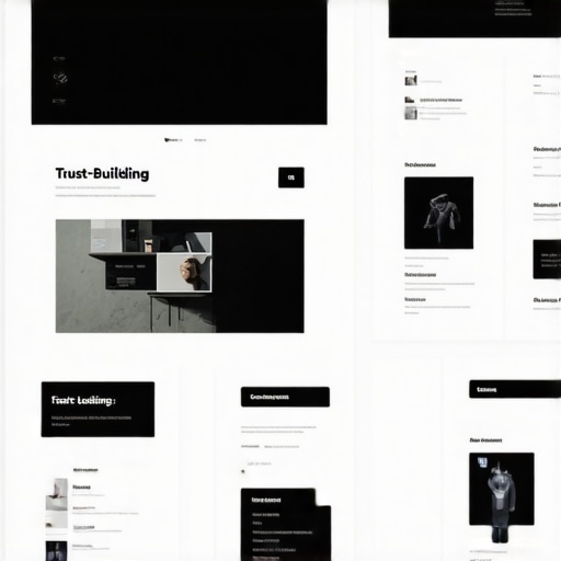 A modern, user-friendly website layout emphasizing trust and credibility