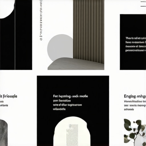 A sleek, fast-loading, mobile-optimized website interface with engaging visuals and intuitive navigation