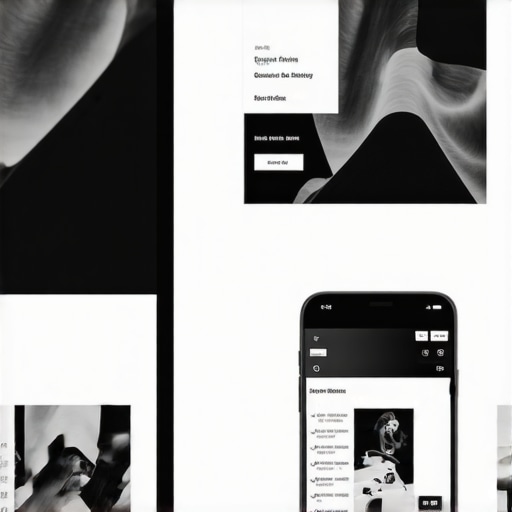 A sleek, responsive website displayed on desktop and mobile devices with clean layout and trust signals