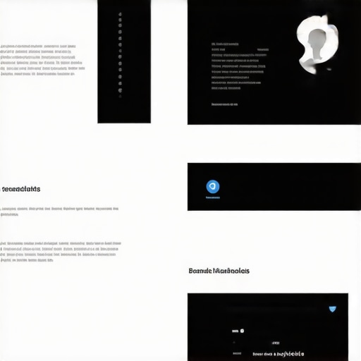 A modern website with trust badges, branding, and analytics tools.