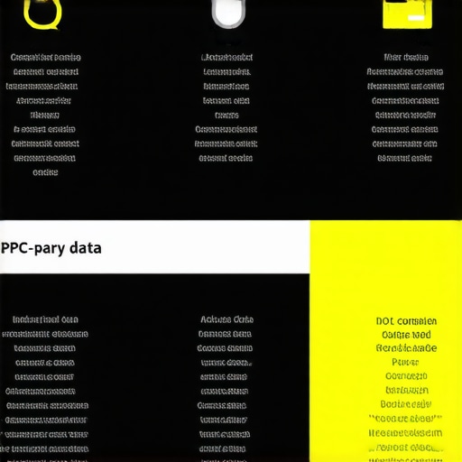 Infographic illustrating steps to improve PPC ROI through first-party data tweaks.