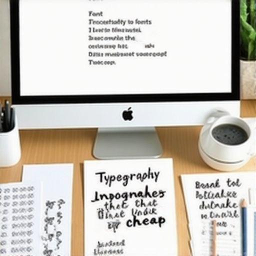 5 typography mistakes that make your brand look cheap