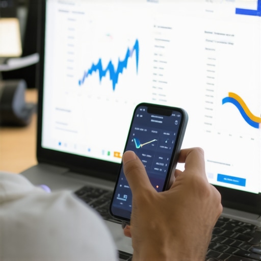 Person reviewing mobile site speed and layout on a laptop for optimization.