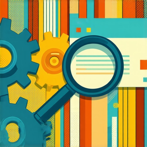 Search Engine Crawling Website Graphic showing search engine bots crawling website pages with gears and magnifying glass