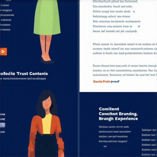Infographic showing steps for authentic branding and reputation building.