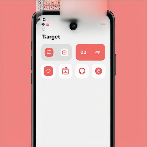 User-friendly mobile menu design with accessible features Mobile app menu with large buttons and intuitive icons for easy navigation