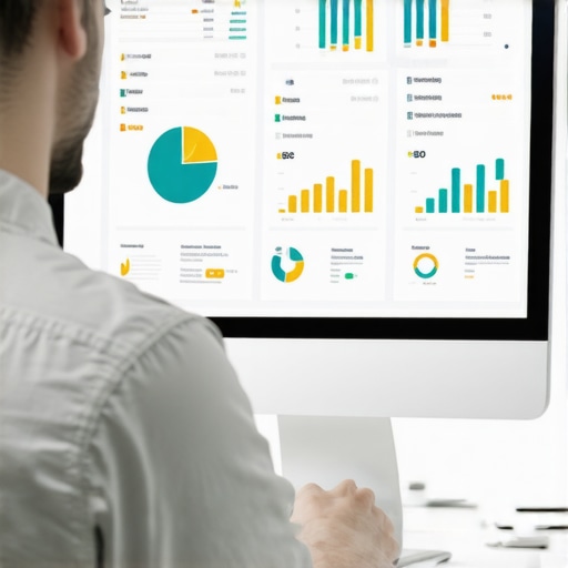 Developer working on website SEO and analytics tools to ensure ongoing website health.