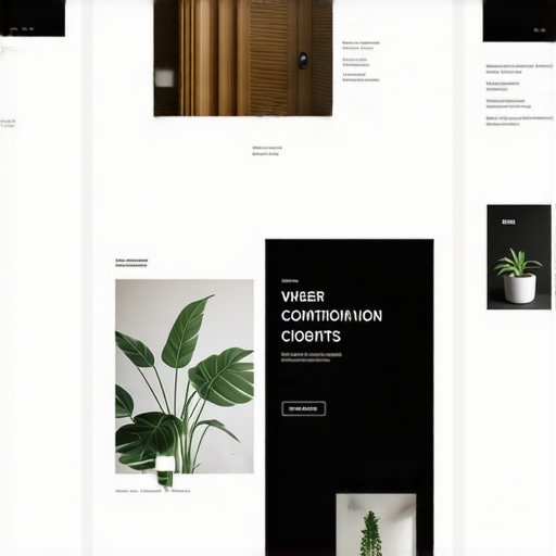 Elegant website with strategic use of white space for better readability