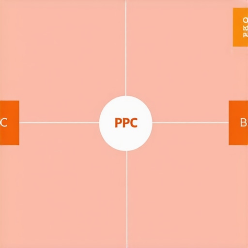 Deep Dive into Digital Marketing Nuances A detailed digital marketing strategy diagram illustrating PPC, branding, and SEO integration with technical and user behavior focus.