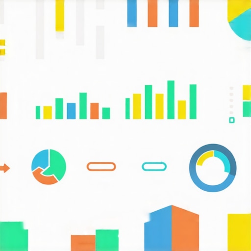 A workspace with charts, SEO tools, and notes for digital marketing analysis.