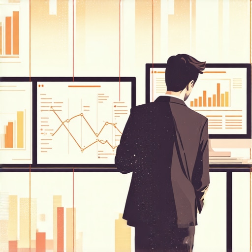 A professional analyzing website and ad campaign metrics on multiple screens, highlighting technical insights