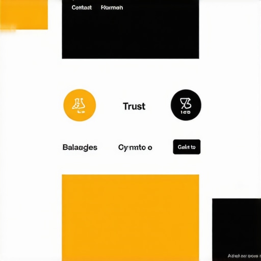 Example of a professional website footer with contact details and trust signals.