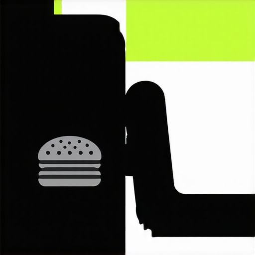 Mobile-Friendly Navigation Menu A mobile device showing a clean, hamburger-style navigation menu replacing a cluttered mega menu.