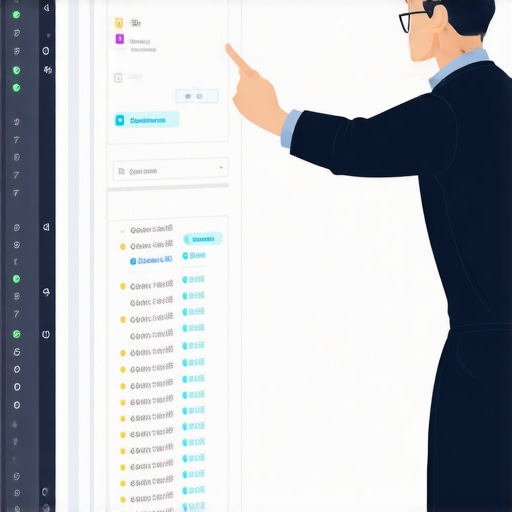 Web developer analyzing server logs for redirect chains