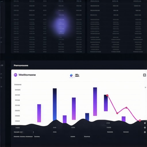 Dashboard showing website uptime, load speed, and crawl errors for proactive site maintenance