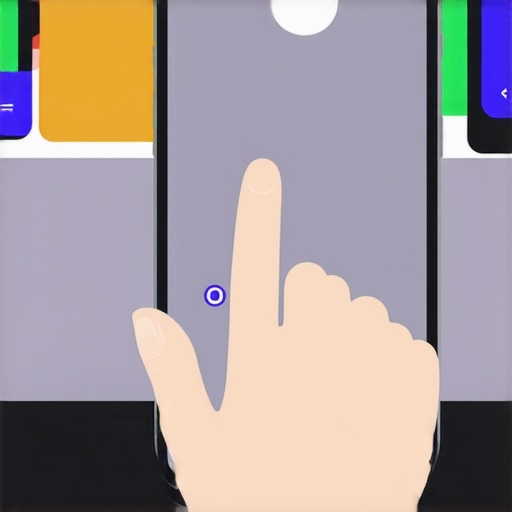 A diagram showing the areas on a smartphone screen accessible by the thumb for optimal navigation.
