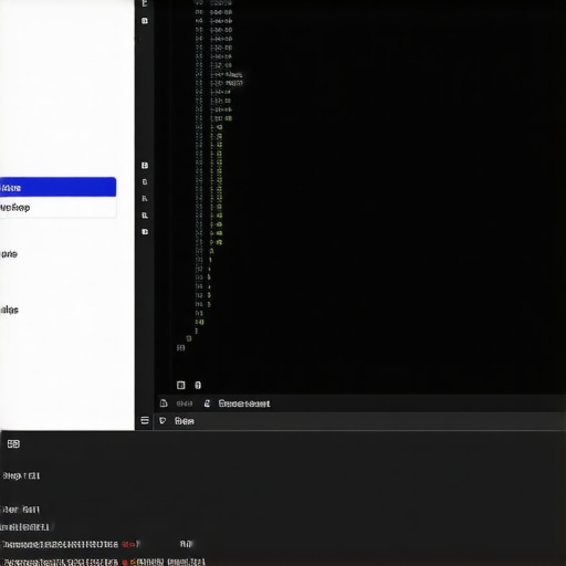 Screenshot of browser developer console inspecting a webpage with blank sections, illustrating content loading diagnostics.