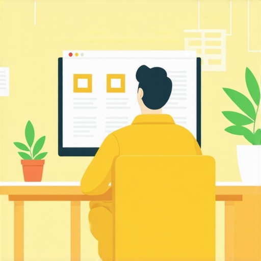 Person editing sitemap file on a computer for SEO improvements.