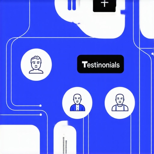 Infographic illustrating trust signals such as testimonials, trust badges, and consistent branding on a website