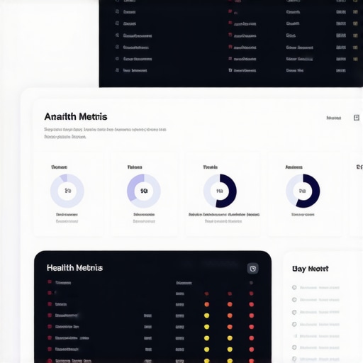 A computer screen showing website performance analytics with graphs and charts
