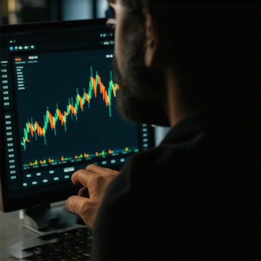 Digital marketer reviewing detailed analytics