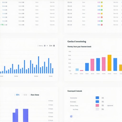 Screenshot of a comprehensive digital dashboard displaying website analytics and alerts
