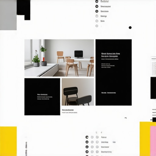 Effective Web Layout A sleek website design emphasizing white space and structured content