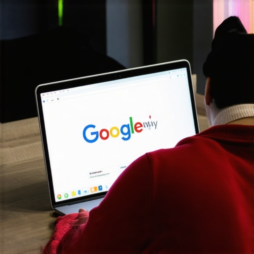 Optimizing Your Business Profile Business owner updating online profile on laptop.
