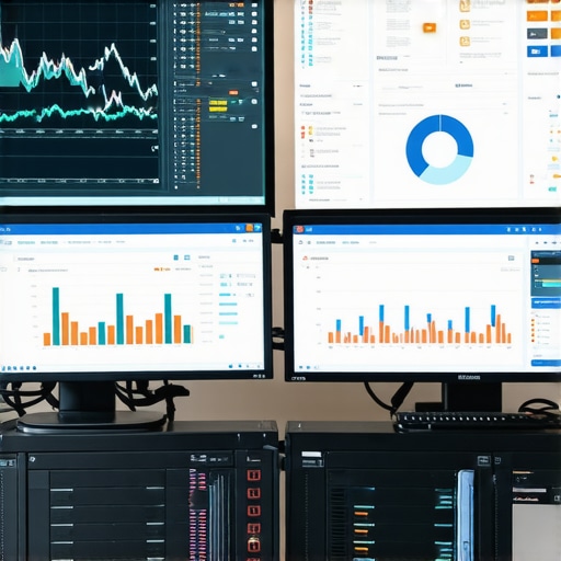 Web developer analyzing website data for performance and SEO health