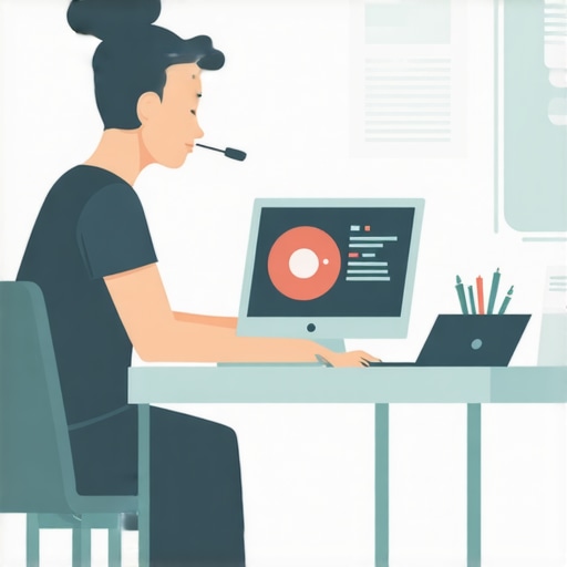 Web developer speed optimization A developer working on website performance improvements