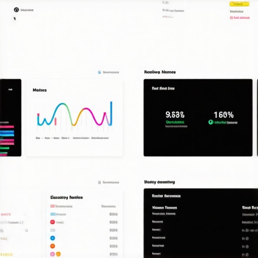 Dashboard interface displaying site health, analytics, and security status for easy website management