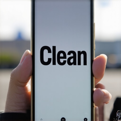 Testing mobile typography legibility and color contrast in natural outdoor light.