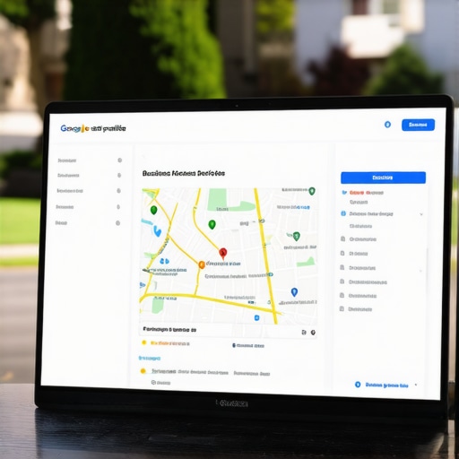 A screenshot of a Google Business Profile dashboard showing localized service area configurations for a home-based business.