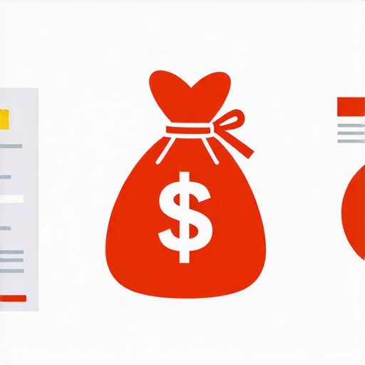 A digital graphic representing negative keywords and budget limits in Google Ads to prevent overspending.