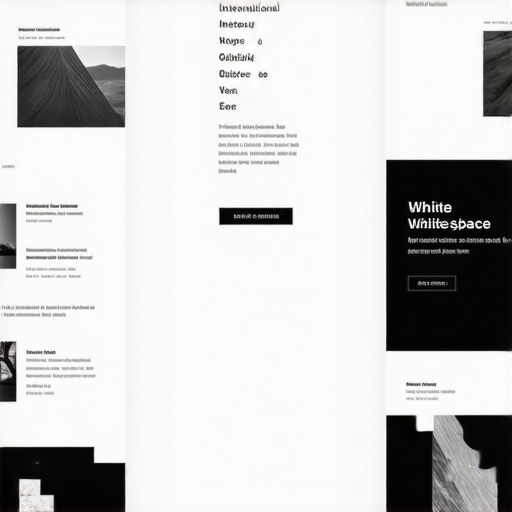 Comparison of minimalist and strategic web design layouts