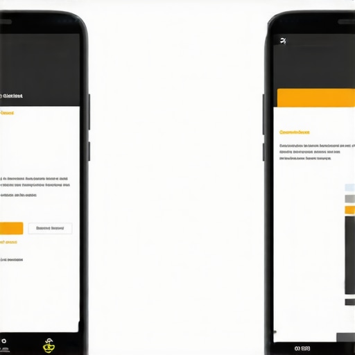 Comparison of poor and good color contrast for web design accessibility.